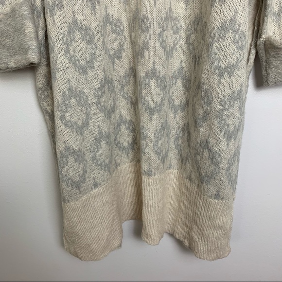 NEW Free People Like a Diamond Sweater Coat in Icy Diamonds Combo in Medium - Picture 15 of 16